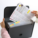 XIAOMI Ecosystem Deli 5556 1 Pcs A4 Organ Bag Multi Tier Expanding Buckled File Folder Student Business Document Organizer Conference Pack Portfolio