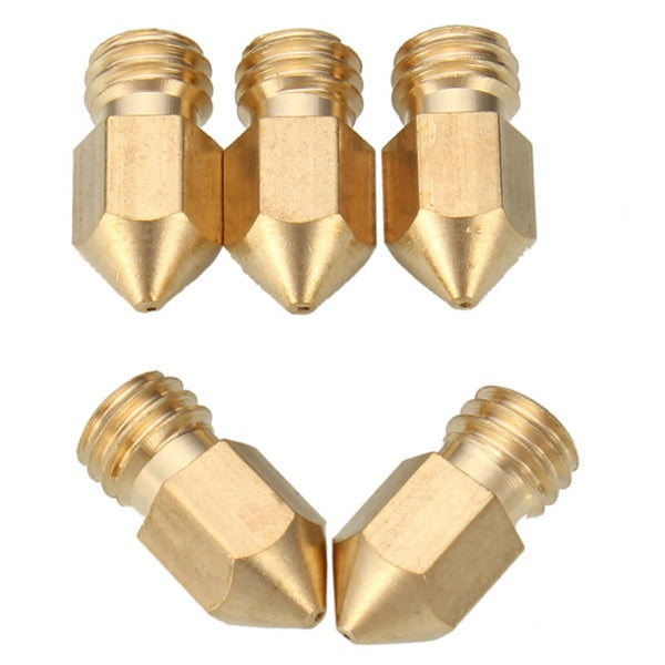 5PCS 0.4mm 1.75mm Extruder Nozzle Print Head For 3D Printer Accessories