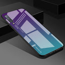Bakeey Gradient Tempered Glass Protective Case For Samsung Galaxy A7 2018 Scratch Resistant Back Cover