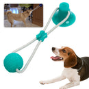 Multifunction Pet Molar Bite Dog Toys Rubber Chew Ball Puppy Suction Cup Dog Biting Toy Cleaning Teeth Safe Soft Elasticity