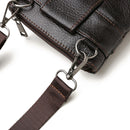 Fonmor Men Casual Genuine Leather Waist Packs Belt Bag Pouch Phone Waist Pack Male Small Crossbody Shoulder Bags High Quality
