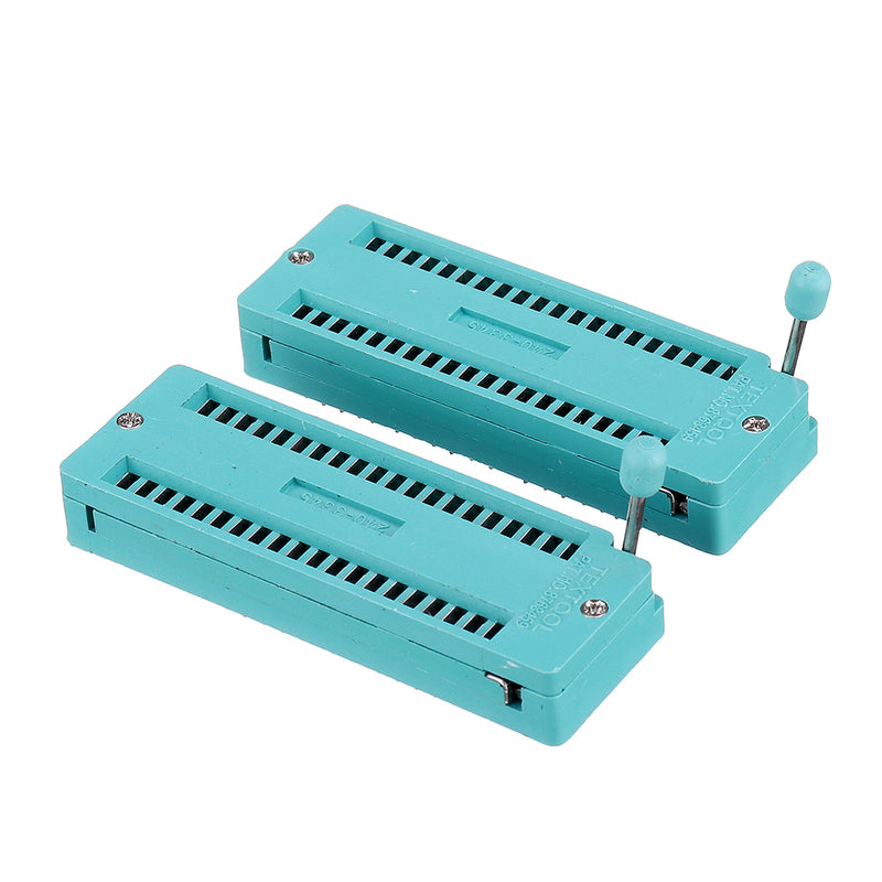 2pcs IC Lock Seat Zif Socket Test Universal zif Sockets 40Pin