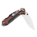 Sanrenmu Multifunctional EDC Folding Tools Stainless Steel Outdoor Camping Survival Glass Hammer Cutter Bottle Opener Screwdriver