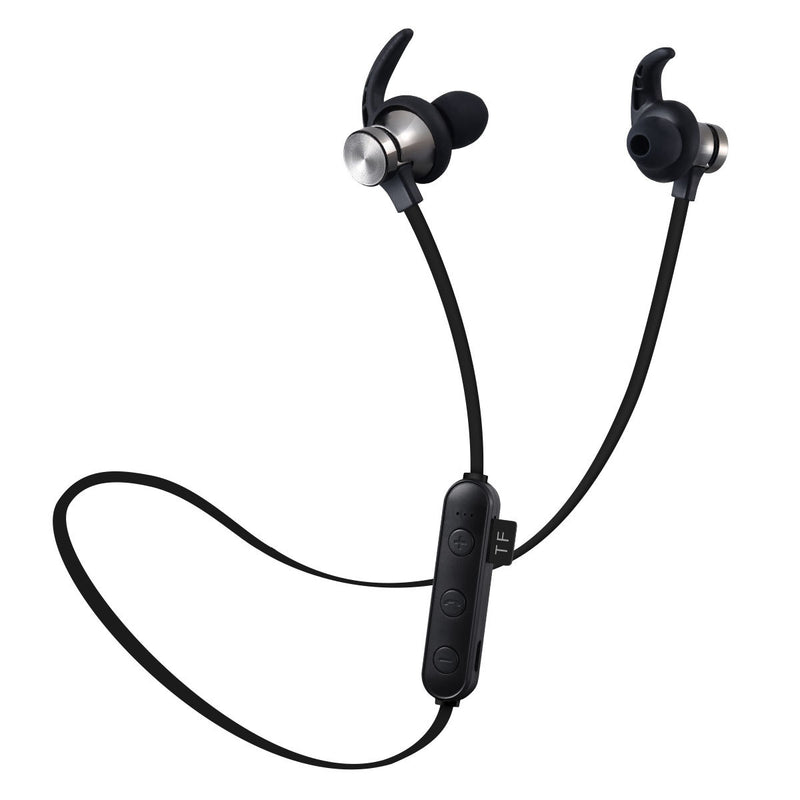 Bakeey XT22 Wireless bluetooth Earphone Magnetic Adsorption TF Card Sports Headphone with Mic