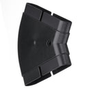 PVC Ventilation System Environmental Protection 45 Flat Bent Connector PVC Tube 132x30mm