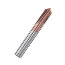 Drillpro 4 Flutes 90 Degree Chamfer Mill HRC60 3-12mm Tungsten Steel AlTiN Coating Milling Cutter
