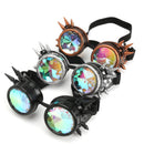 3 Colors Festivals Rave Kaleidoscope Goggles Rainbow Glasses Prism Diffraction Crystal