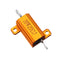 RX24 10W 20R 20RJ Metal Aluminum Case High Power Resistor Golden Metal Shell Case Heatsink Resistance Resistor