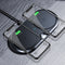 Baseus 10W Dual Qi Wireless Fast Zinc Alloy Charger Base for iPhone X 8 Plus S8 S9 Mix 2s