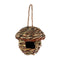 Straw Birdhouse for Parrot Hamster Small Animal's Cage Birds Breeding Bird House Home Hanging Decorations