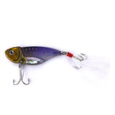 ZANLURE 5pcs/set 5.5cm 11g Quick Sinking Metal VIB Spoon Bait Bass Fishing Lure Artificial Bait Lure