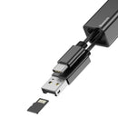 Baseus 2 in 1 TF Micro SD Card Reader OTG Adapter Type C Charging Data Cable for Smart Phone Tablet