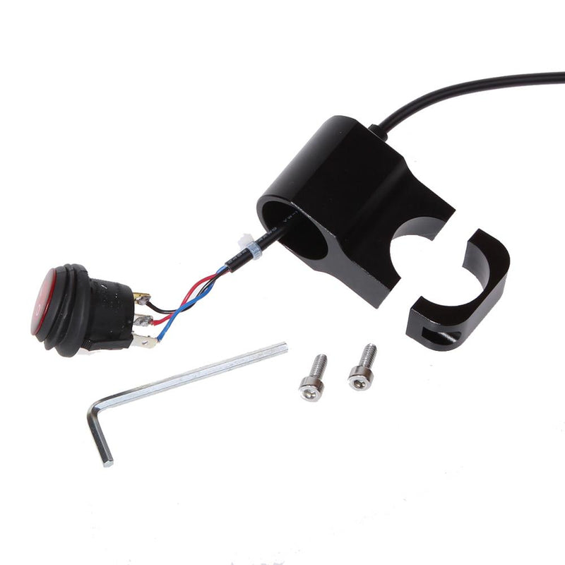 BOSMAA 7/8inch 22mm ON/OFF Headlight Switch For LED Fog Spot Light Motorcycle Waterproof Aluminum Alloy Switch