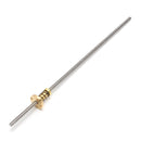 T8 100/200/300/400/600mm 8mm Lead Screw with Anti-Backlash Nut