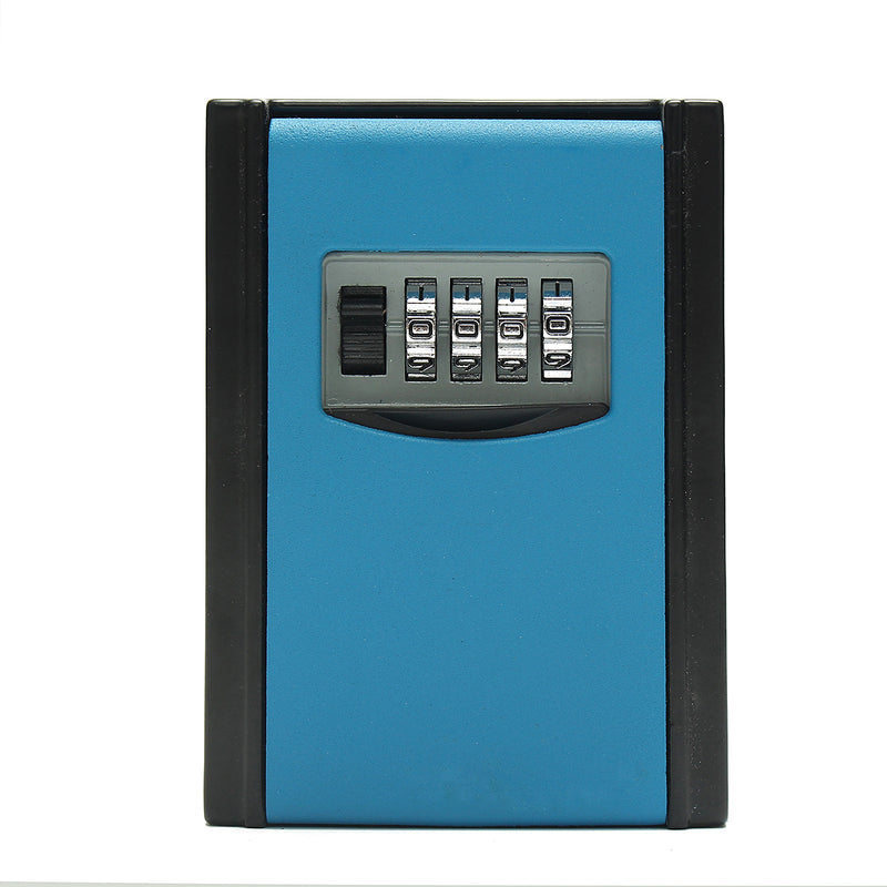 Alumium Alloy Blue 4-digit Key Parts  Storage Box