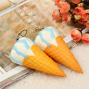 10PCS Medium 7CM Random Squishy Toy Soft Panda/Bread/Cake/Buns/Macaroon Phone Straps