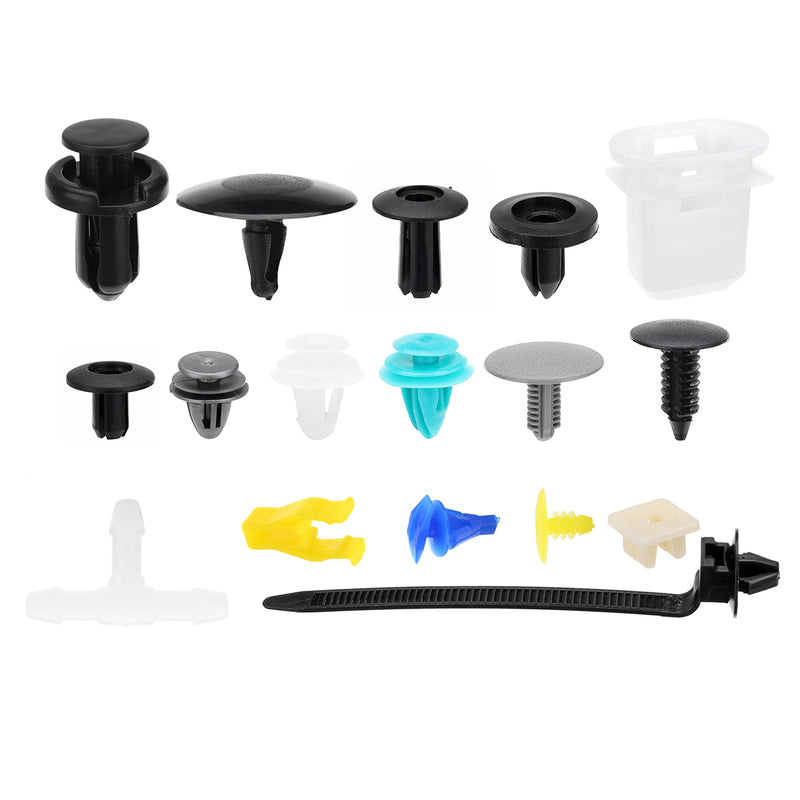730Pcs Fasteners Retainers Assortment Bumper Clips Plastic Rivets Engine Cover Fasteners Clips