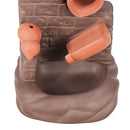 Ceramic Backflow Waterfall Smoke Incense Burner Censer Cones Holder