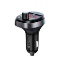 USAMS 3.1A Dual USB Digital Display bluetooth FM Transmitter MP3 Player Fast Charging Car Charger For iPhone XS 11 Pro Huawei P30 Xiaomi Mi9