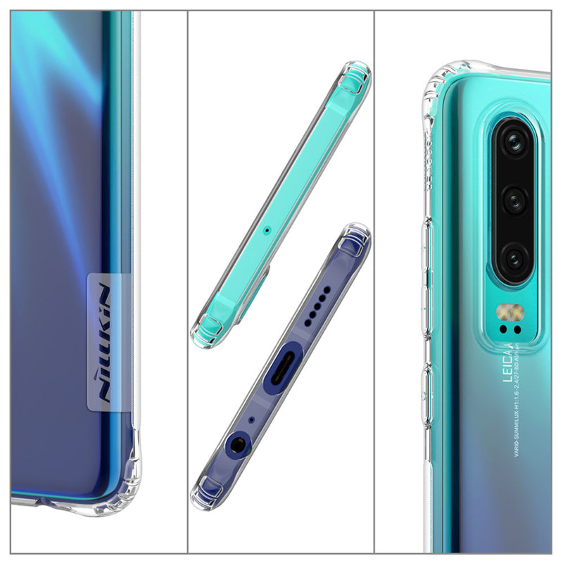 NILLKIN Transparent Shockproof Soft TPU Back Cover Protective Case for Huawei P30