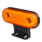 12V/24V 20 LED Side Marker Lights Reflector Lamp Amber With Bracket For Truck Trailer