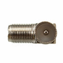 90 Degree Right Angled TV Aerial Cable Connector Male Coax Plug to Female Socket