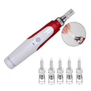 Electric Auto Derma Pen Micro Needle Stamp Skin Roller Anti Aging Skin Care Facial Therapy Tool Beauty Machine