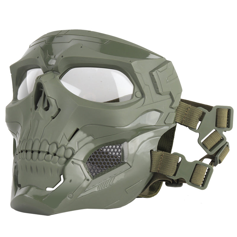 Wosport Skull Tactical Airsoft Mask Paintball CS Military Protective Full Face For Fast Helmet