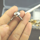 62Pcs Stainless Steel Press Studs Screw Bases Snap Fasteners Kit for Leather