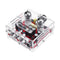 XH-A201 HiFi 6J1 Tube Preamplifier Board Class A Amplifier Audio Finished Board Pre-amp with Crystal Shell