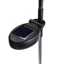 Solar Powered Round Ball Tree Branch Outdoor Waterproof LED String Holiday Light for Patio Decor