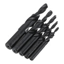 Drillpro M3-12 180 Degree HSS Twist Step Drill Bit Two-Stage Conutersunk Drill Sub-Step Drill