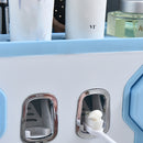 Multifunction Toothbrush Holder Automatic Toothpaste Dispenser Hair Dryer Racks