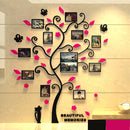 3D Photo Family Tree Wall Sticker Decal Sticker Mural DIY Home Baby Bedroom Decoration