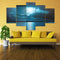 Modern Abstract Wall Decor Art Moon Sea Oil Paintings Painted Unframed