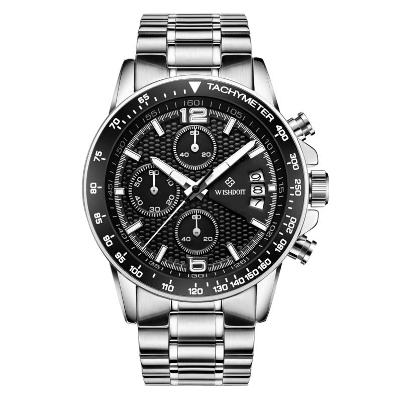 WISHDOIT WSD-002 Fashion Men Quartz Watch Luxury Luminous Business Wrist Watch