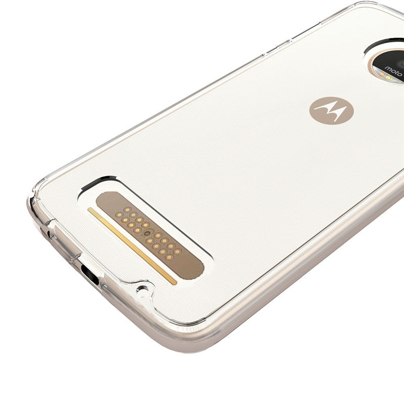 Bakeey Transparent Shockproof Soft TPU Back Cover Protective Case for Lenovo Moto Z2 Play