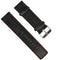 22mm Red Thread Single Leather Strap Watch Band for Huawei Watch GT Active Elegant