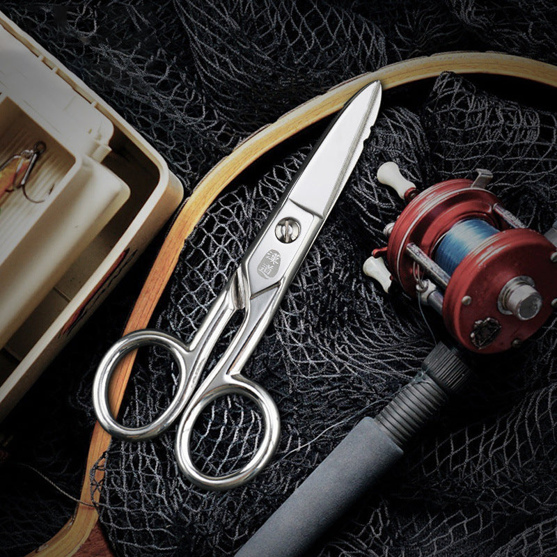 ZANLURE Stainless Steel Fishing Scissors Multifunctional Fishing Nets Craft Sewing Scissors Portable Pruning Tools
