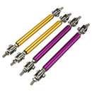 2 Pieces Universal Adjustable Front Rear Bumper Lip Splitter Rod Strut Tie Bar Support