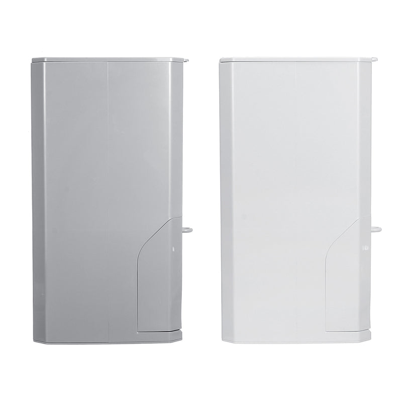 3 In 1 10L Narrow Trash Can Set With Toilet Brush Bathroom Waste Bins Dustbin Garbage Storage