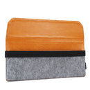 Felt PU Leather Protection Sleeve Case Storage Bag for Apple Magic Keyboard