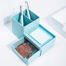 XIAOMI Ecosystem Deli 8907 Storage Box Multi-functional Desktop Pen Holder Student Stationery Organizer with Drawer Desk Accessories Office School Supplies