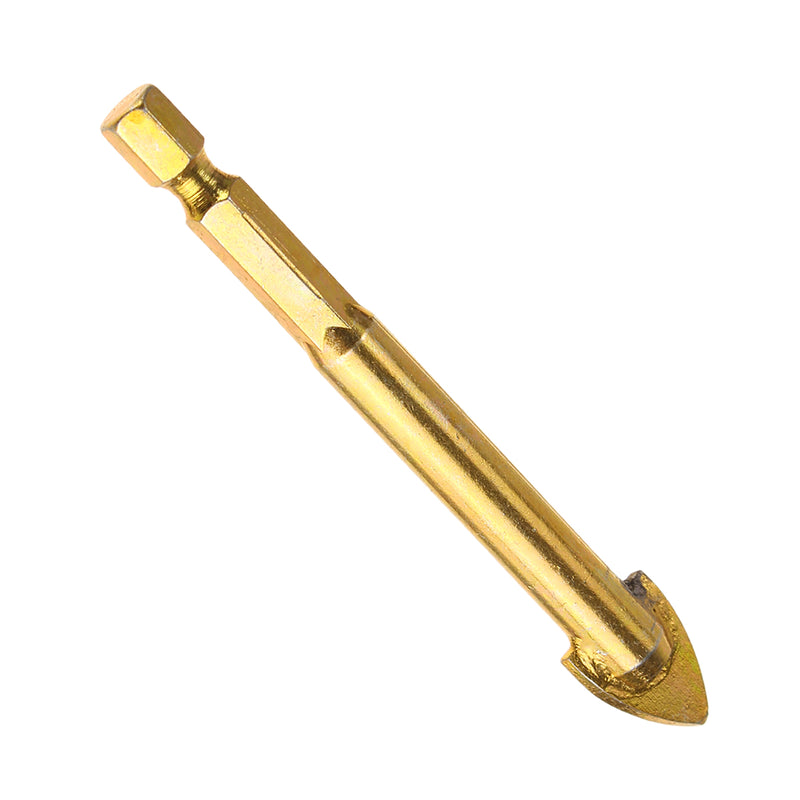 6Pcs 6-12mm Ceramic Tile Glass Drill Bit Set 1/4 Inch Hex Shank Triangle Head Drills