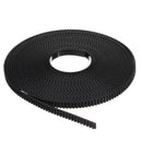 3 Rolls 5M Black PU Timing Belt T2.5-10MM Transmission Synchronous Belts for 3D Printer