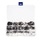 515pcs 304 Stainless Steel E-type Circlip 1.5MM-15MM 15 Size Snap Ring with Box