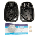 2 Button Remote Key Fob Case Shell For Renault Trafic Vivaro Master Kangoo