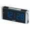 VST Rectangular Cube Digital Alarm Clock With EU Plug Large Digital LED Display Desktop Clock Home L