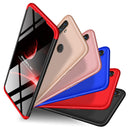 Bakeey 3 in 1 Double Dip 360 Frosted Hard PC Full Body Protective Case for OPPO Realme R5