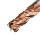 Drillpro 1-8mm 4 Flutes Tungsten Carbide End Mill Cutter HRC55 AlTiN Coating End Mill Cutter CNC Tool